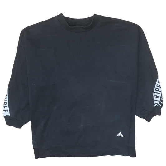 Womens UK Size XL adidas Black Pullover Sweatshirt