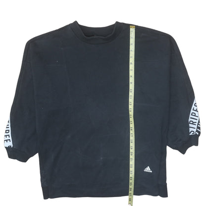 Womens UK Size XL adidas Black Pullover Sweatshirt