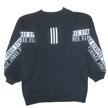 Womens UK Size XL adidas Black Pullover Sweatshirt