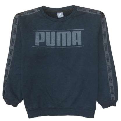 Mens UK Size L PUMA Black Pullover Sweatshirt