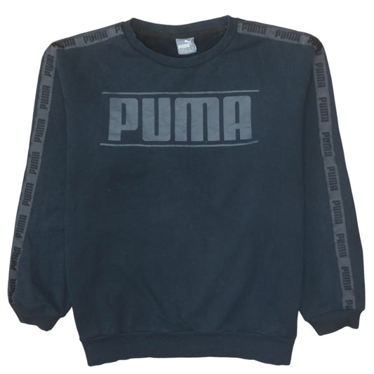 Mens UK Size L PUMA Black Pullover Sweatshirt