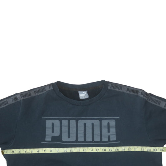 Mens UK Size L PUMA Black Pullover Sweatshirt