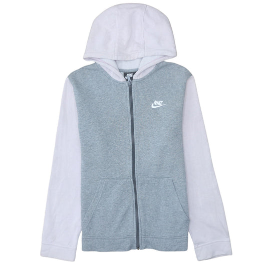 Girls UK Size 14 Years Nike Grey Full Zip Hoodie