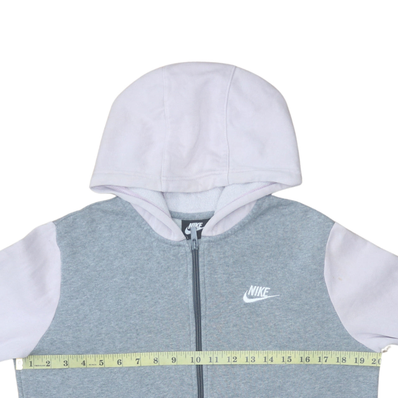 Girls UK Size 14 Years Nike Grey Full Zip Hoodie