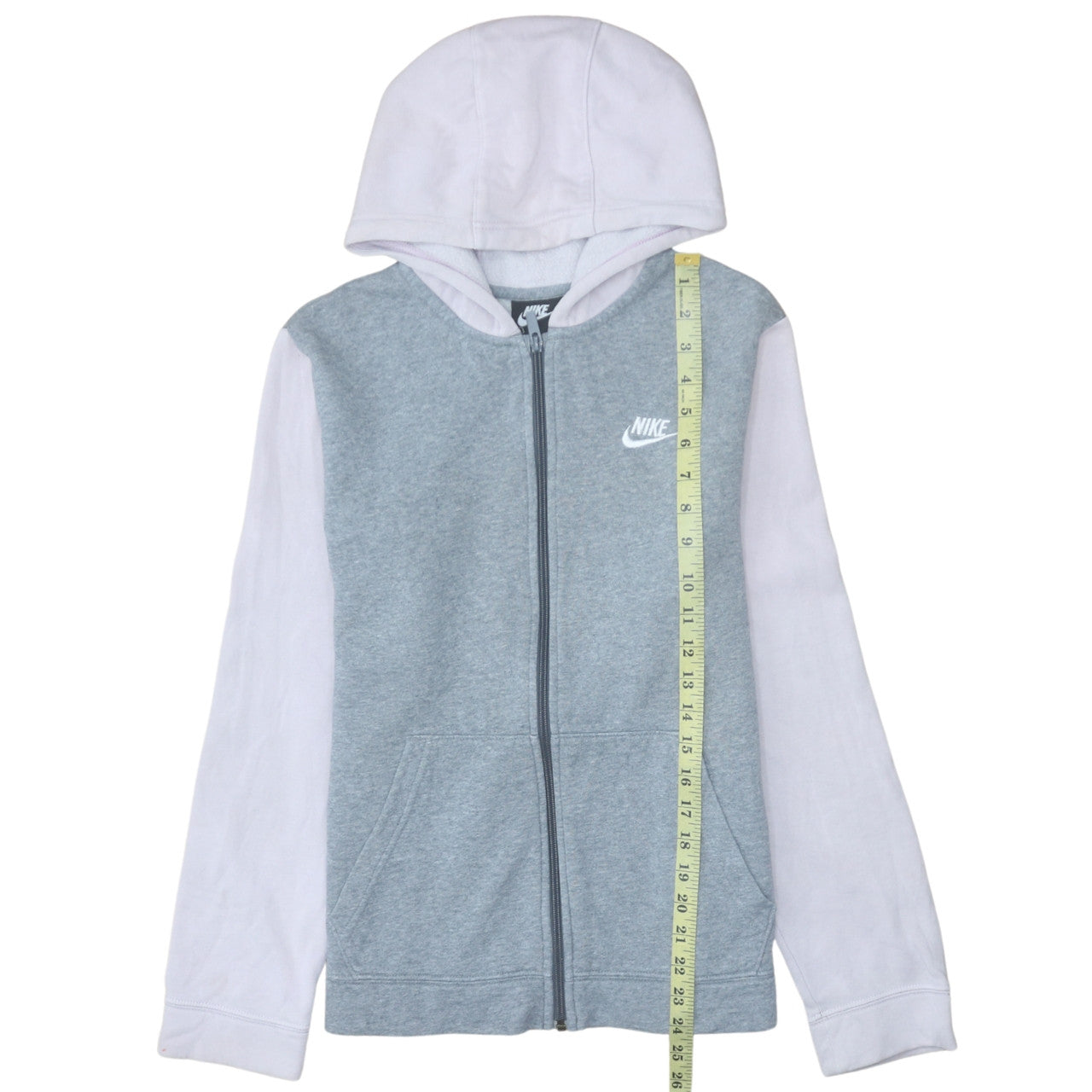 Girls UK Size 14 Years Nike Grey Full Zip Hoodie