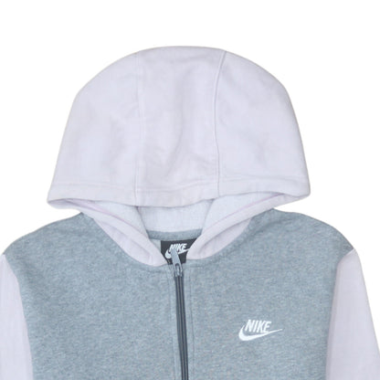 Girls UK Size 14 Years Nike Grey Full Zip Hoodie