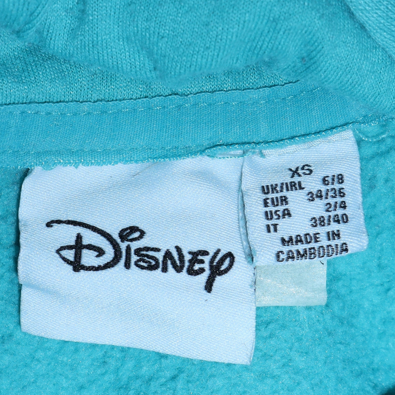 Womens UK Size XS Primark Blue Pullover Hoodie