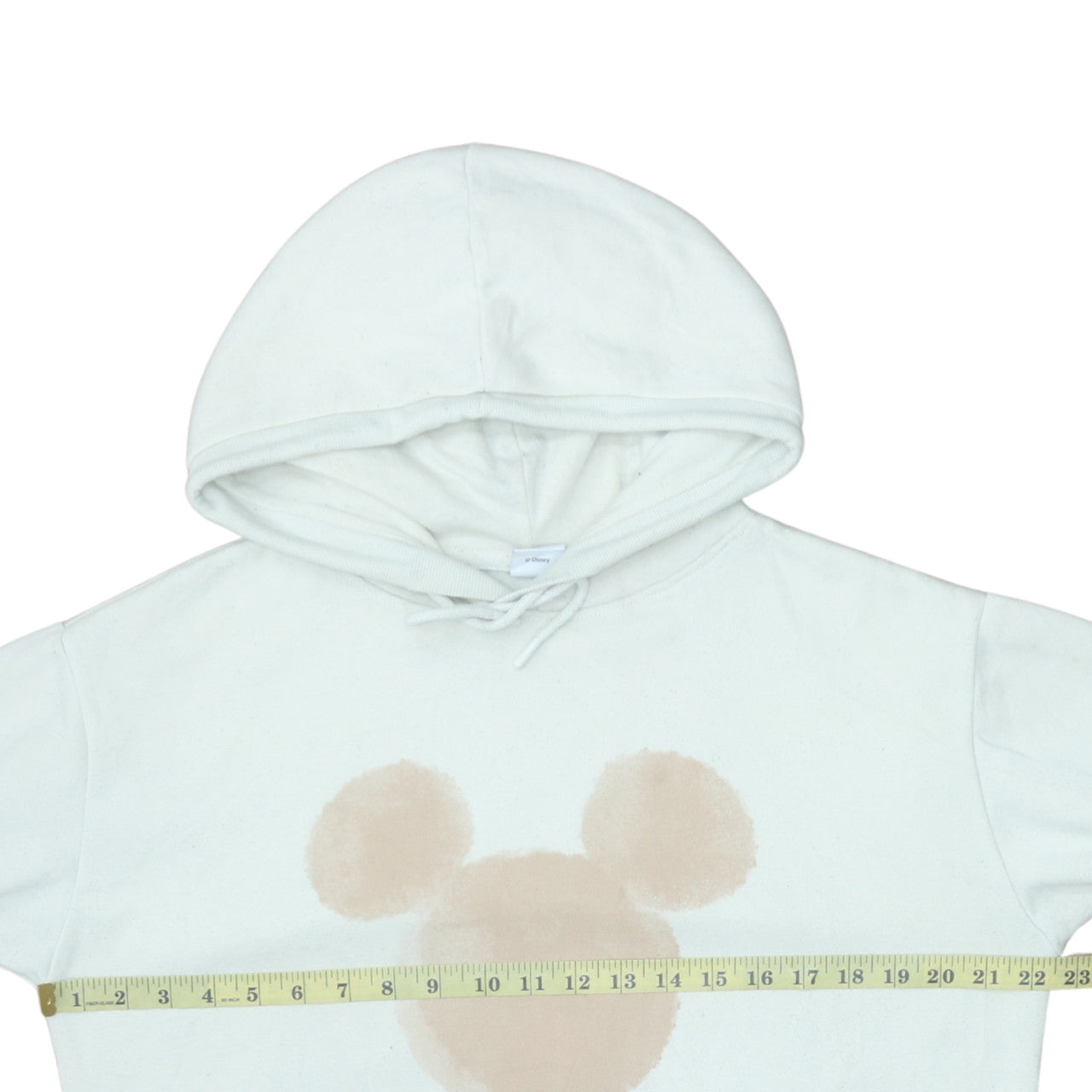 Womens UK Size 10/12 Primark White Pullover Hoodie