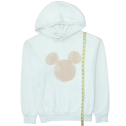 Womens UK Size 10/12 Primark White Pullover Hoodie