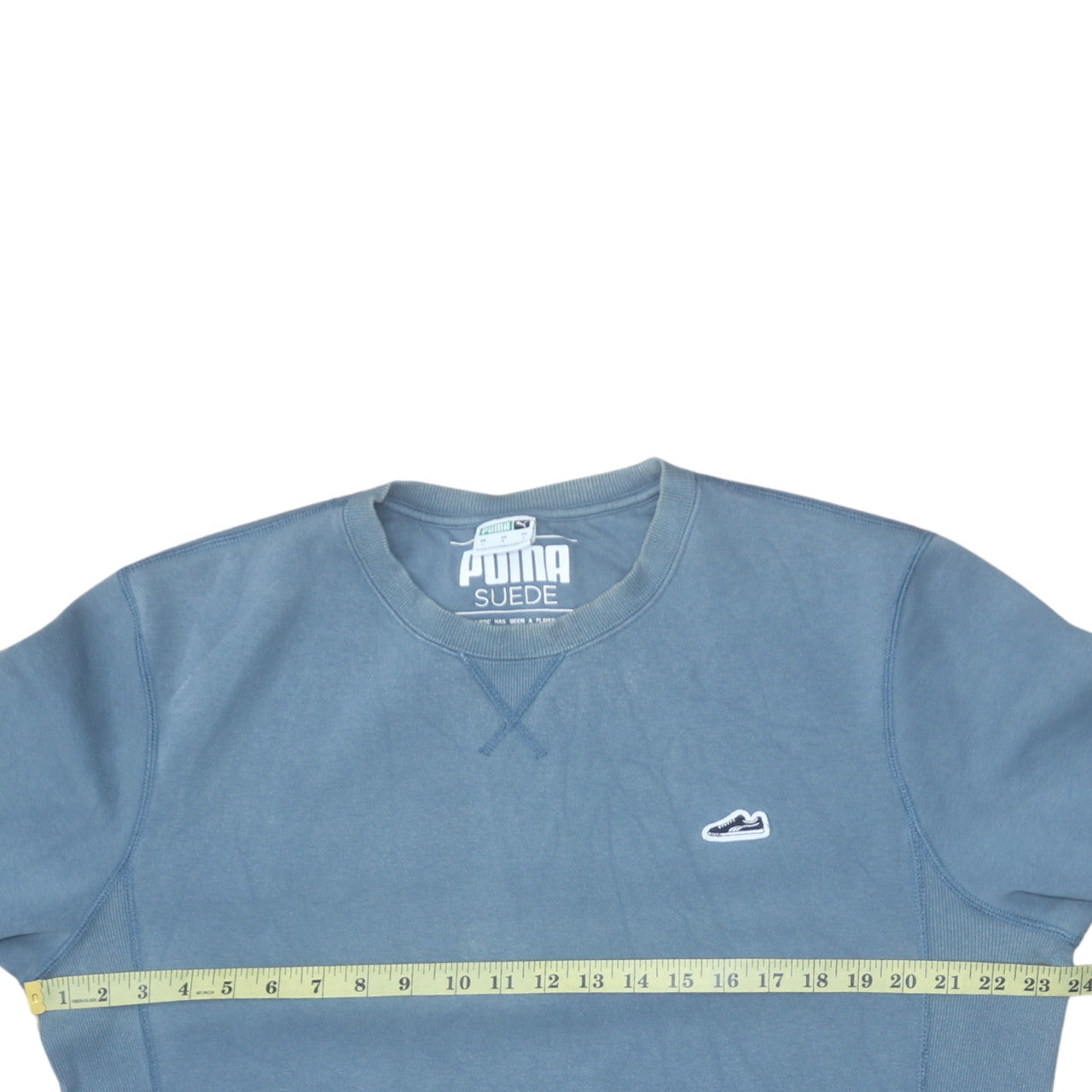 Mens UK Size L PUMA Blue Pullover Sweatshirt