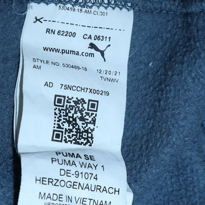 Mens UK Size L PUMA Blue Pullover Sweatshirt