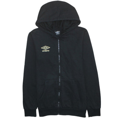 Mens UK Size L Umbro Black Full Zip Hoodie