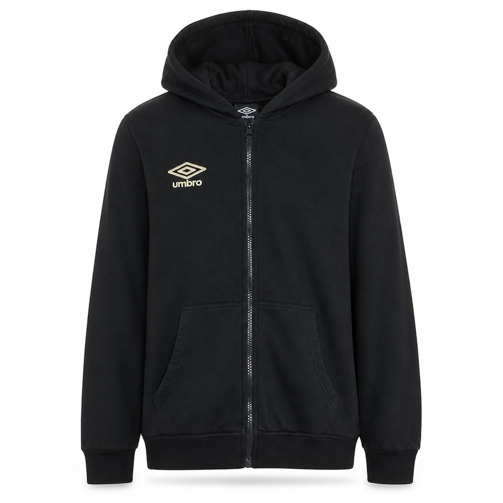 Mens UK Size L Umbro Black Full Zip Hoodie