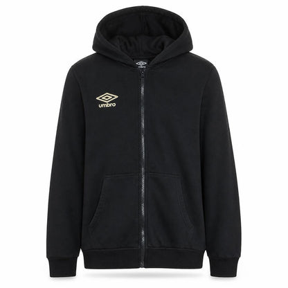 Mens UK Size L Umbro Black Full Zip Hoodie