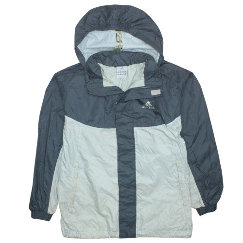 Mens UK Size L adidas Grey Windbreaker Coat