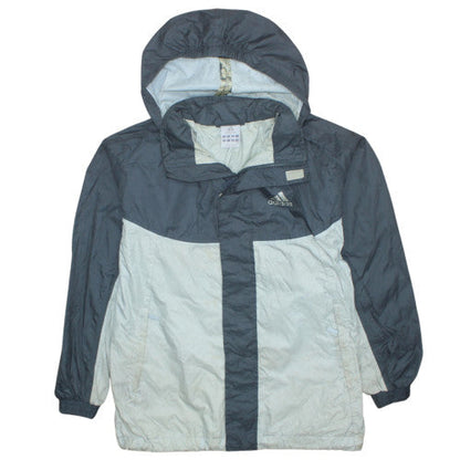 Mens UK Size L adidas Grey Windbreaker Coat