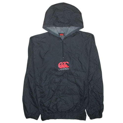 Mens UK Size M Canterbury Black Windbreaker Coat