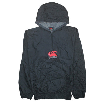 Mens UK Size M Canterbury Black Windbreaker Coat