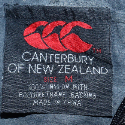 Mens UK Size M Canterbury Black Windbreaker Coat
