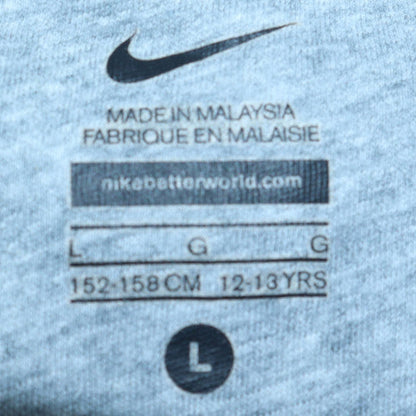 Boys UK Size 12-13 Years Nike Grey Pullover Hoodie