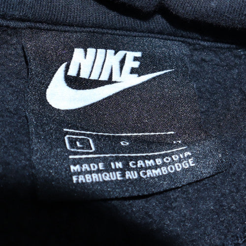 Mens UK Size L Nike Black Pullover Hoodie