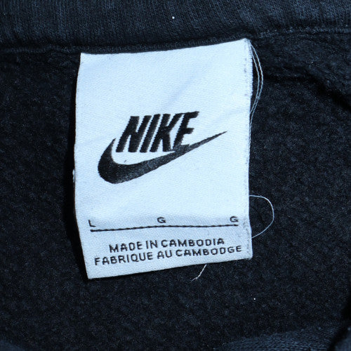 Mens UK Size L Nike Black Pullover Hoodie