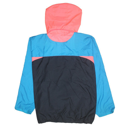 Womens UK Size L adidas Blue Windbreaker Coat