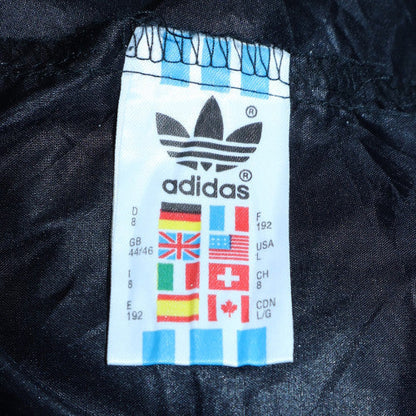 Womens UK Size L adidas Blue Windbreaker Coat