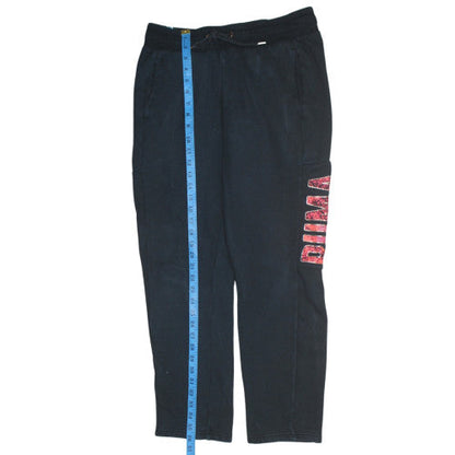Womens UK Size 12 PUMA Regular Fit Jogger Black Trousers