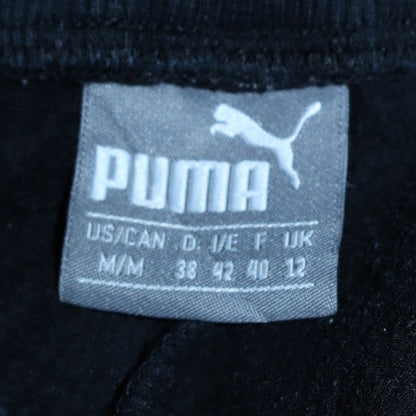 Womens UK Size 12 PUMA Regular Fit Jogger Black Trousers
