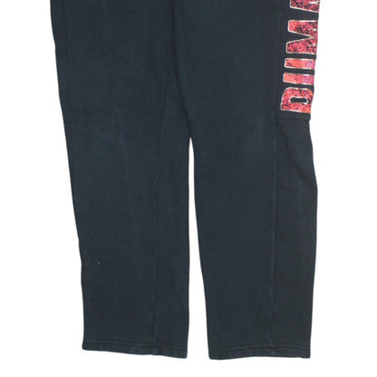 Womens UK Size 12 PUMA Regular Fit Jogger Black Trousers