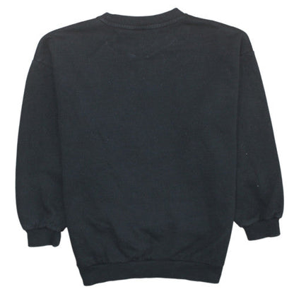 Nike Girls Black Gold Logo XL Sweatshirt Crew Neck Pullover