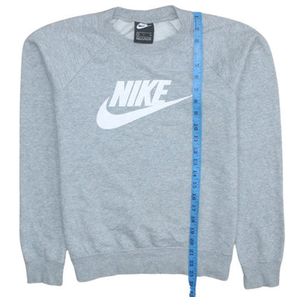 Womens UK Size S Nike Grey Pullover Sweatshirt