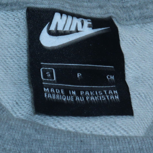 Womens UK Size S Nike Grey Pullover Sweatshirt