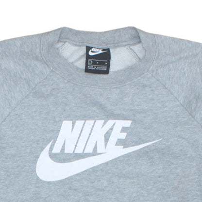 Womens UK Size S Nike Grey Pullover Sweatshirt