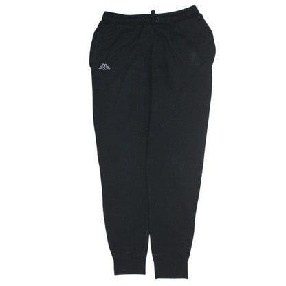 Mens UK Size M Kappa Regular Fit Jogger Black Trousers
