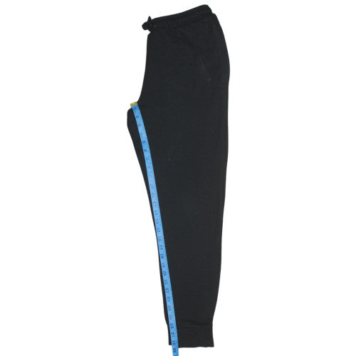 Mens UK Size M Kappa Regular Fit Jogger Black Trousers
