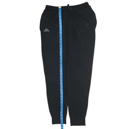 Mens UK Size M Kappa Regular Fit Jogger Black Trousers