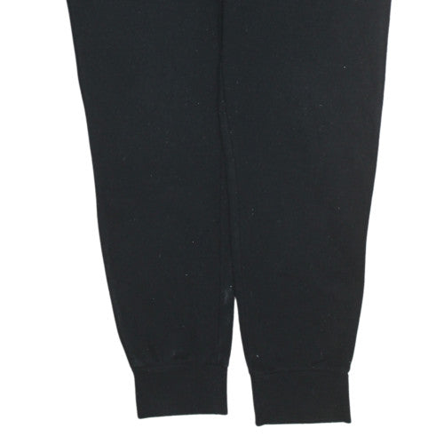 Mens UK Size M Kappa Regular Fit Jogger Black Trousers