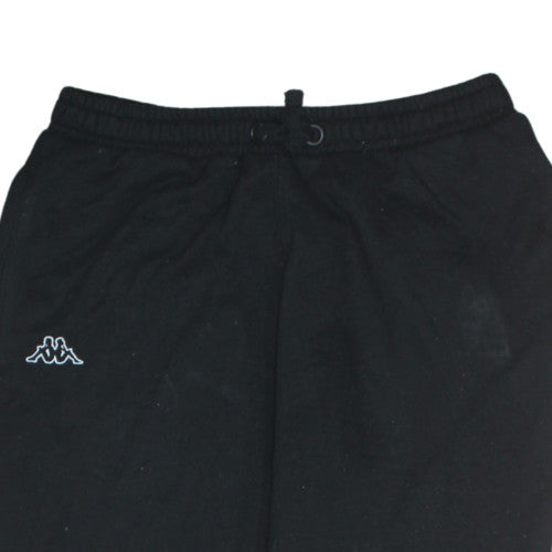 Mens UK Size M Kappa Regular Fit Jogger Black Trousers