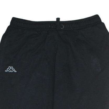 Mens UK Size M Kappa Regular Fit Jogger Black Trousers