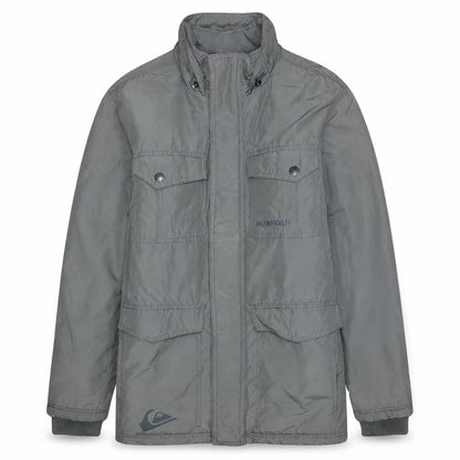 Womens UK Size 14 Quiksilver Grey Military Jacket