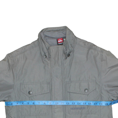 Womens UK Size 14 Quiksilver Grey Military Jacket