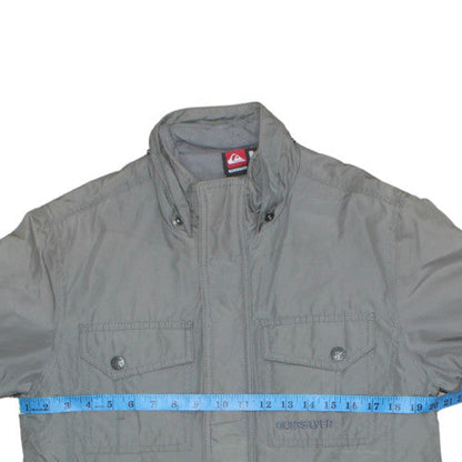 Womens UK Size 14 Quiksilver Grey Military Jacket