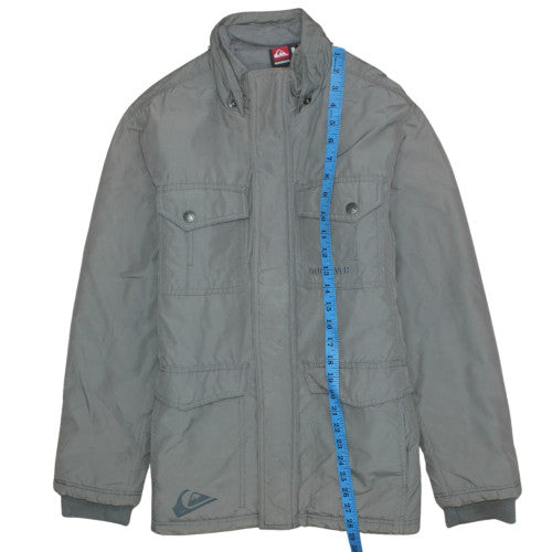 Womens UK Size 14 Quiksilver Grey Military Jacket