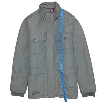 Womens UK Size 14 Quiksilver Grey Military Jacket