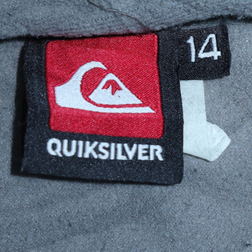 Womens UK Size 14 Quiksilver Grey Military Jacket