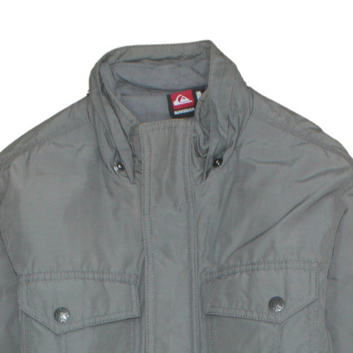 Womens UK Size 14 Quiksilver Grey Military Jacket