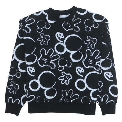 Womens UK Size XS Disney Black Pullover Sweatshirt