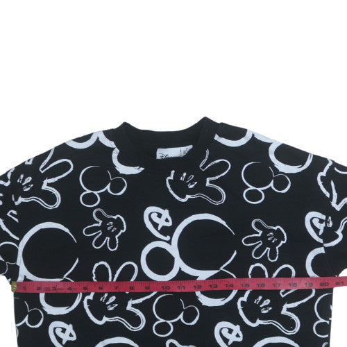 Womens UK Size XS Disney Black Pullover Sweatshirt